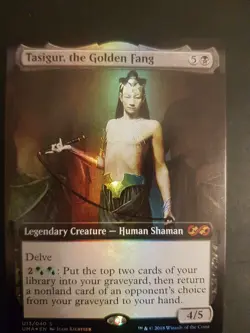 FOIL Tasigur The Golden Fang, Commander Magic Mtg Karten Sammlung - Image 1