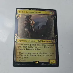 Lotho, Corrupt Shirriff (Showcase Scrolls) The Lord of the Rings Foil - Image 1