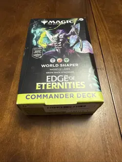 Magic: The Gathering Edge of Eternities World Shaper Commander Deck Unopened - Image 2