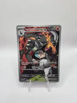 Pokemon TCG Team Rockets Houndoom 191/182 Illustration Rare Destined Rivals NM - Image 1