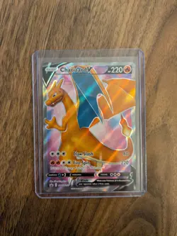 Pokemon TCG Charizard V SWSH050 Black Star Promo - Image 1