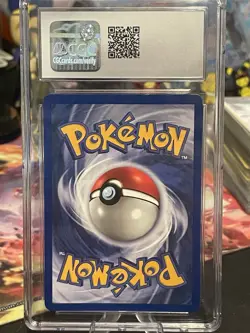 1999 Pokemon Fossil Unlimited Lapras Holo Rare 10/62 CGC NM/MINT 8 - Image 2