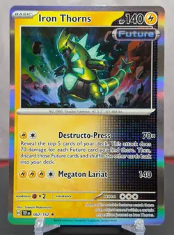 Pokemon Iron Thorns #062/162 Temporal Forces Holo Rare - Image 1