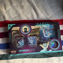 Pokemon Vaporeon VMAX Premium Collection Promo Full Art Rapid Strike Kit - Image 1