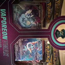 Pokemon Vaporeon VMAX Premium Collection Promo Full Art Rapid Strike Kit - Image 3