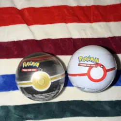 2 Pokemon TCG D21 Sealed Poke Ball Tins - Image 1