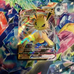 2024 Jolteon Pokemon Sword & Shield Chinese VMAX Full Art Rare Holo 49/132 - Image 1