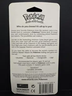 1999 WOTC Pokemon Base Set Sealed Booster Blister Pack Blastoise - Image 3