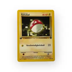 Pokemon | Voltobal | 69/82 | Team Rocket | Deutsch | 1. Edition Excellent+ - Image 1