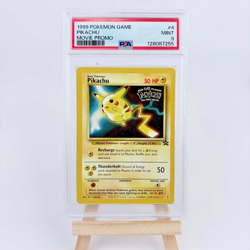 PSA 9 Pokemon 1999 Movie Black Star Promo Stamped Pikachu #4 MINT Condition!! - Image 1