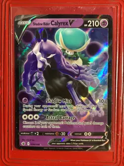 Pokemon Shadow Rider Calyrex V 074/198 Ultra Rare Holo Chilling Reign - Image 1