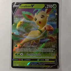 Leafeon V SWSH194 Sword & Shield Black Star Promo Full Art Pokemon TCG - Image 1