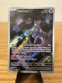 Pokemon Mewtwo Holo Black Star Promo #52 151 Ultra Premium Collection - Image 2