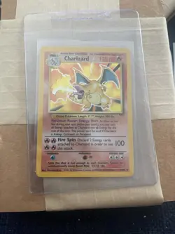 1999 Pokemon Charizard Holo 4/102 Base Set Unlmtd WOTC Vintage Original Iconic - Image 3