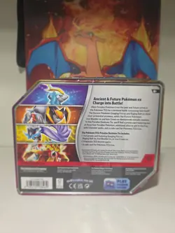 Pokemon TCG Paradox Destinies Iron Boulder EX Tin - Brand New (5 Packs) - Image 2