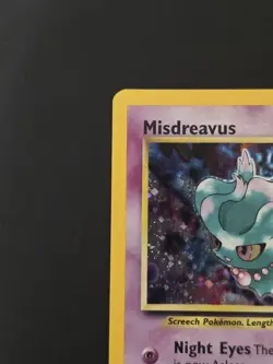 Pokemon Misdreavus Double Holo ERROR Neo Revelation 11/64 - Image 4