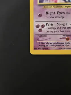 Pokemon Misdreavus Double Holo ERROR Neo Revelation 11/64 - Image 5