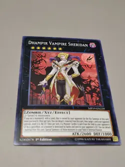 Yugioh - Dhampir Vampire Sheridan MP19-EN239 1st Edition - 2019 Gold Sarcophagus - Image 1