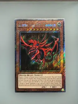 Slifer the Sky Dragon RA04-EN117 Platinum Secret Rare Yu-Gi-Oh NM 1st Edition - Image 1
