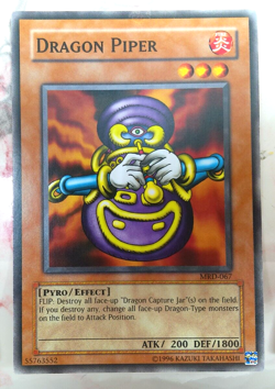 Yugioh - Dragon Piper MRD-067 Metal Raiders Common - NM - Image 1