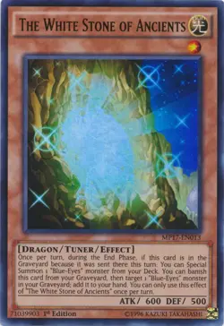 Yugioh! LP The White Stone of Ancients - MP17-EN013 - Ultra Rare - 1st Edition L - Image 1