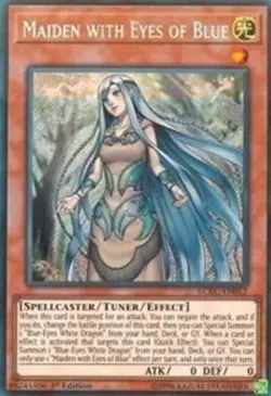 Yugioh! MP Maiden with Eyes of Blue - LCKC-EN012 - Secret Rare - 1st Edition Mod - Image 1