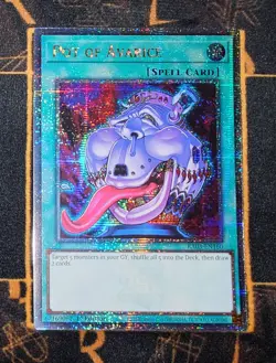 YUGIOH Pot of Avarice (RA03-EN160) Quarter Century Secret Rare 1st Edition NM - Image 1