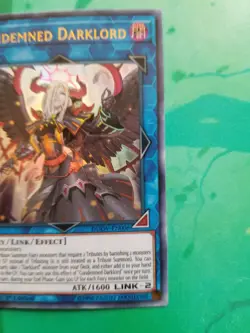 Yugioh Condemned Darklord DUOV-EN006 Ultra Rare 1st Ed NM - Image 3