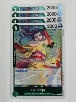 One Piece - 4x OP14-023 Kikunojo - Rare - Image 1
