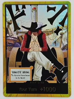 One Piece - OP14-GOLD Dracule Mihawk (Gold) - Don Gold - Image 1
