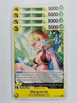One Piece - 4x OP14-113 Marguerite - Uncommon - Image 1