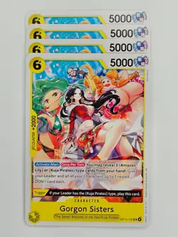 One Piece - 4x OP14-105 Gorgon Sisters - Uncommon - Image 1