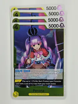 One Piece - 4x OP14-111 Perona - Rare - Image 1