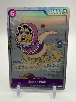 2025 ONE PIECE ROYAL BLOOD SENOR PINK OP10-067 RARE (ALT ART) - Image 1