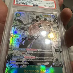 Roronoa Zoro Manga Alt Art PSA10 PRB-01 One Piece English - Image 5