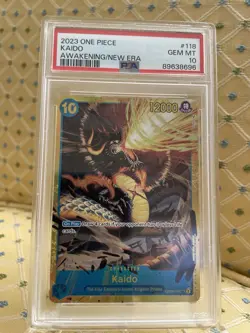 2023 One Piece Awakening Of The New Era Kaido OP05-118 SEC PSA 10 Gem English - Image 1