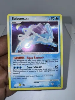 Suicune 19/132 Secret Wonders Holo ~ HOLO BLEED FOIL ERROR CARD(SWIRLS) ~ NM 🫧 - Image 3