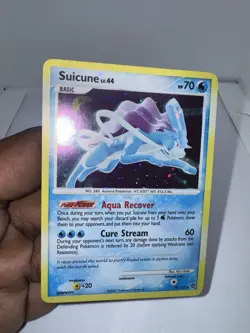 Suicune 19/132 Secret Wonders Holo ~ HOLO BLEED FOIL ERROR CARD(SWIRLS) ~ NM 🫧 - Image 5