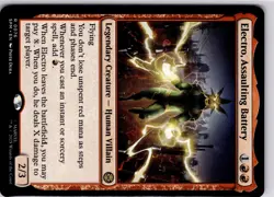 Electro, Assaulting Battery Marvel's Spider-Man Regular MTG Trading Card TCG - Image 5