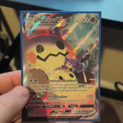 Pokemon Mimikyu VMAX TG17/TG30 Ultra Rare Full Art Holo Brilliant Stars Card - Image 1