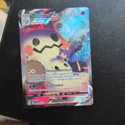 Pokemon Mimikyu VMAX TG17/TG30 Ultra Rare Full Art Holo Brilliant Stars Card - Image 2
