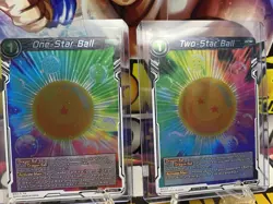 One & Two & Three Star Ball HoLo Card PR084,089,101✨Dragon Ball✨Mint - Image 3