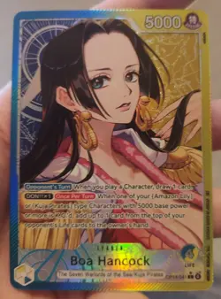Boa Hancock Alt Art ENGLISH OP14-041 L THE AZURE SEA'S SEVEN English NM One Card - Image 1