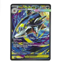 Mega Sharpedo ex 127/094 SIR Secret Rare Full Art Dark Type Pokemon Card 2025 NM - Image 1