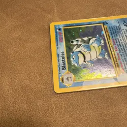 Pokemon TCG Blastoise Holo Unlimited Rare Card 2/130 Base Set 2 With Swirl - Image 2