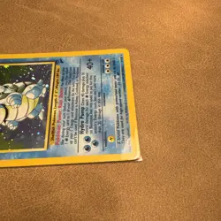 Pokemon TCG Blastoise Holo Unlimited Rare Card 2/130 Base Set 2 With Swirl - Image 3