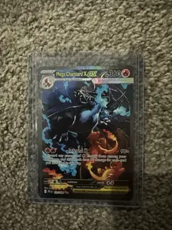 Mega Charizard x EX 125/094 Me02: Phantasmal Flames Holo- Pokemon TCG Card - Image 1