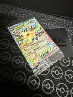 Leafeon Ex 006/131 - Pokemon Prismatic Evolutions - STAMPED PROMO CARD - SEALED - Image 1