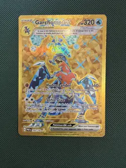 Pokemon Garchomp EX Holo Hyper Rare Card 260/182 Sv04: Paradox Rift - Image 1