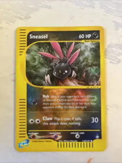 Sneasel Pokemon e-Card Aquapolis Series #110 2003 - Image 1